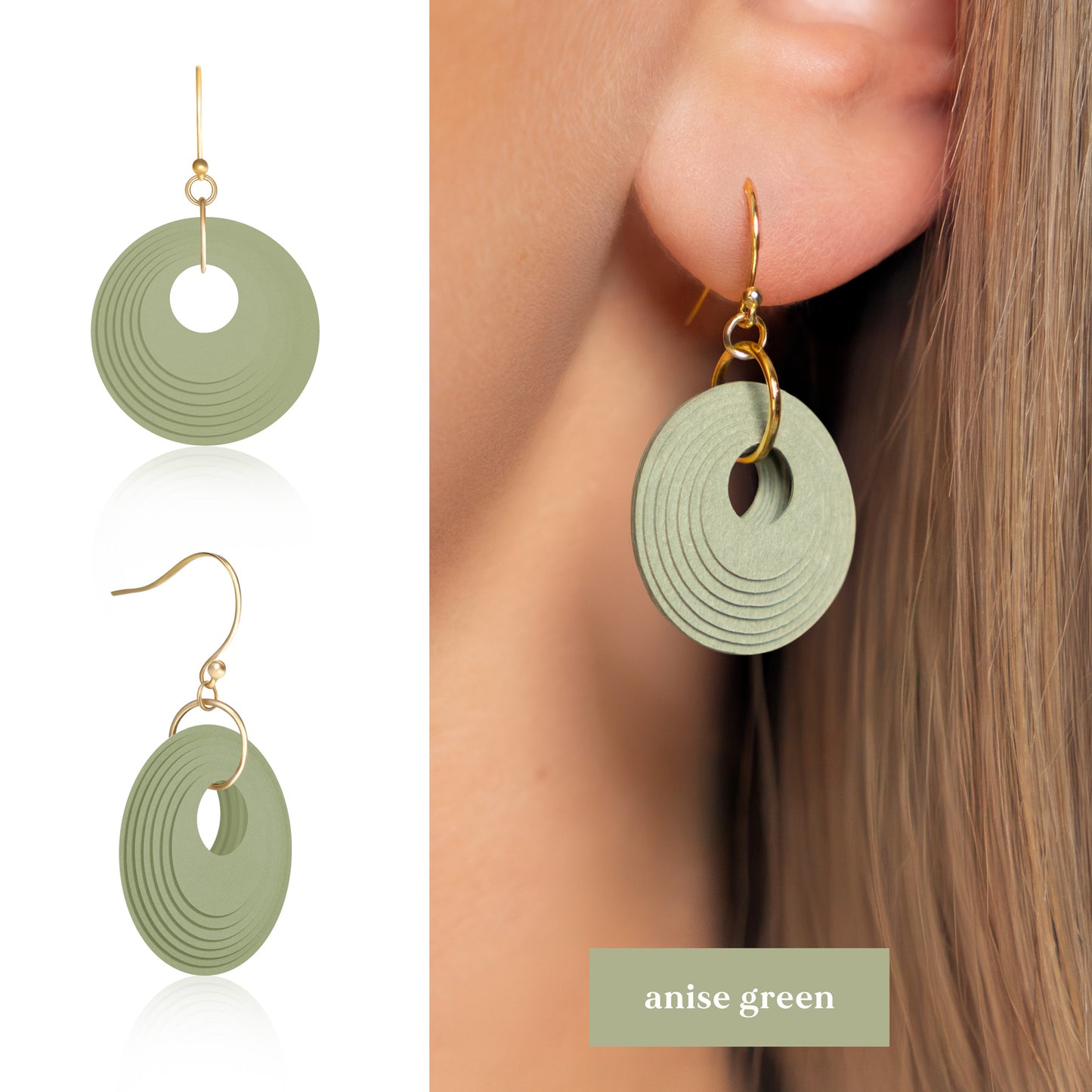 Layered Circular Earrings | 5 Colours