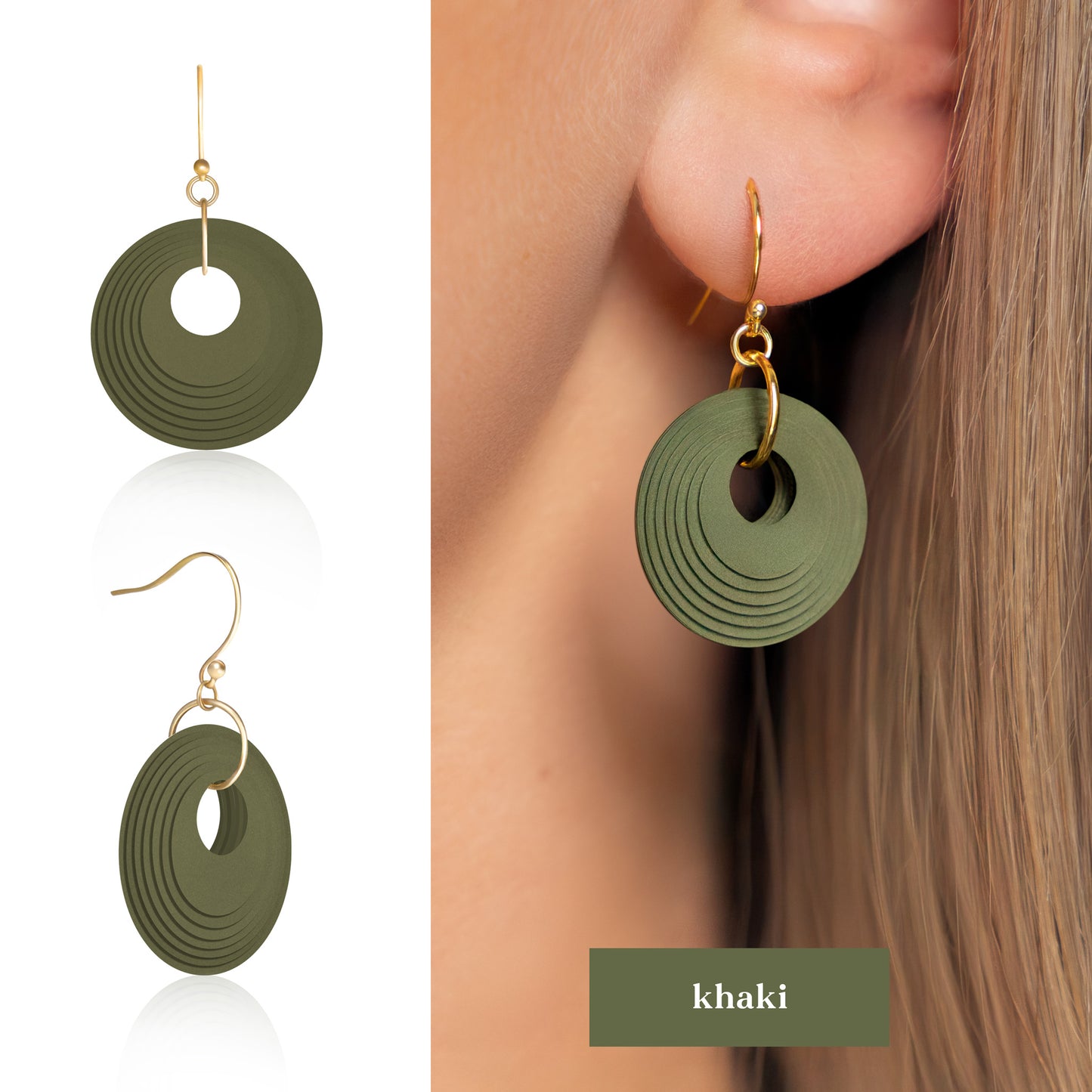 Layered Circular Earrings | 5 Colours