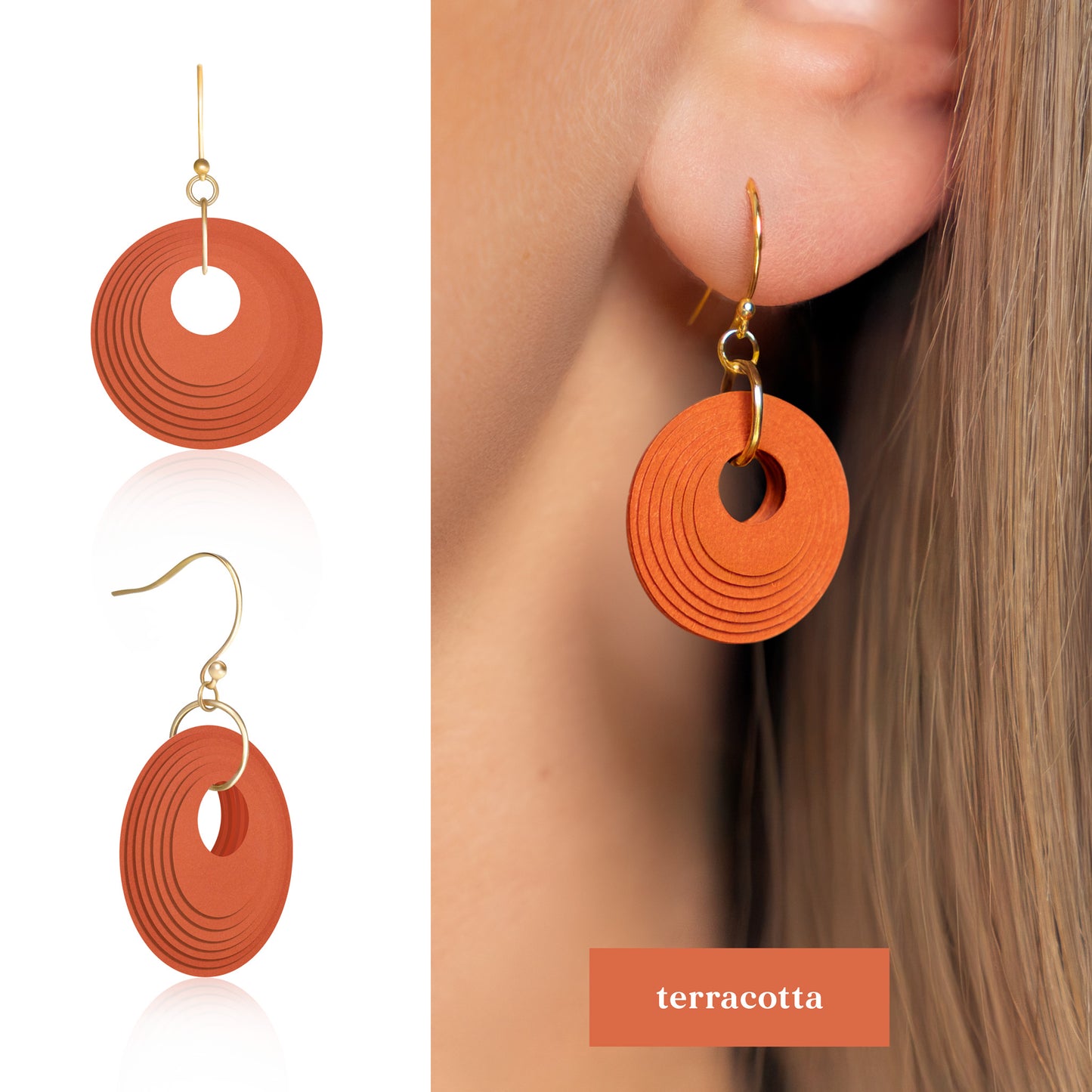Layered Circular Earrings | 5 Colours