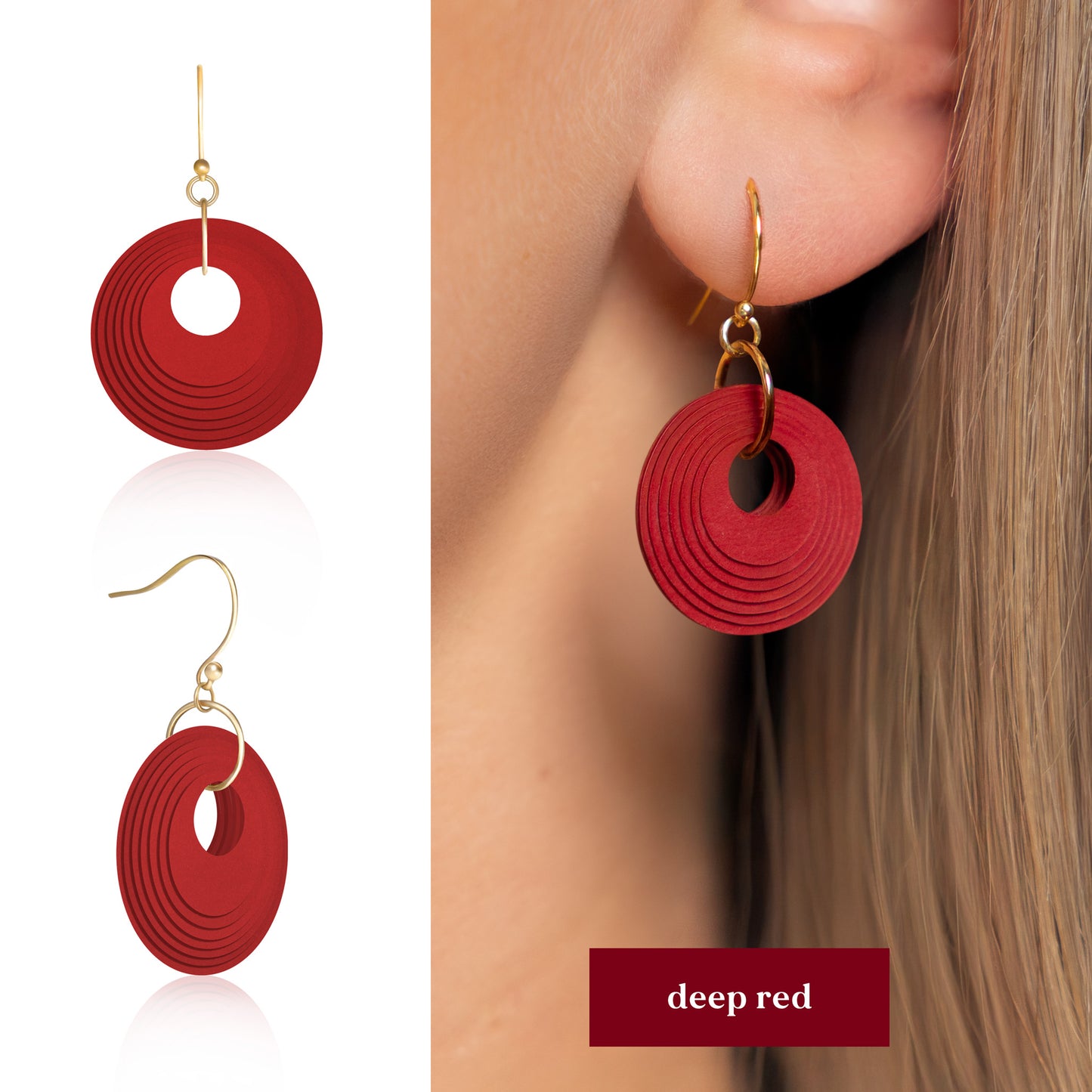 Layered Circular Earrings | 5 Colours