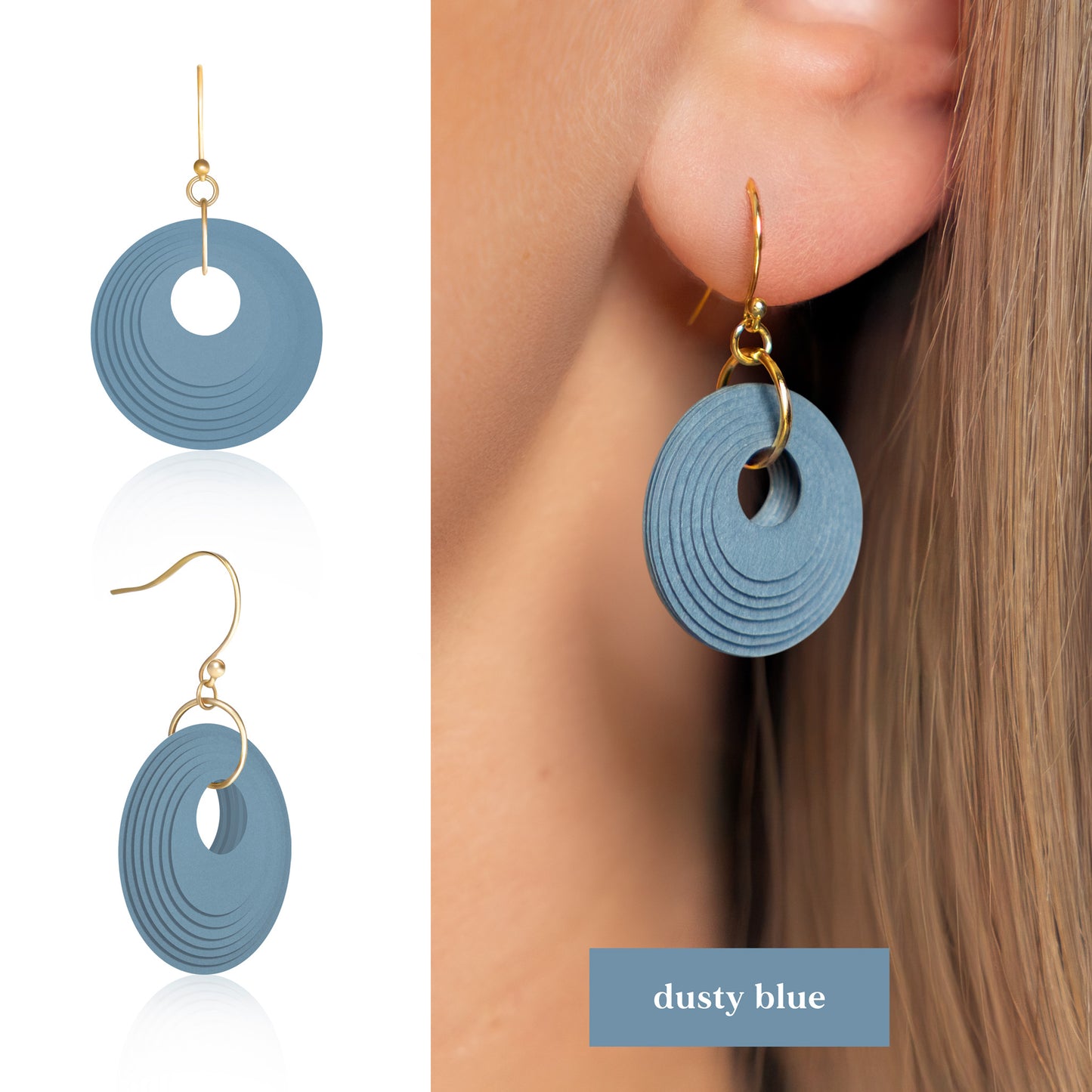 Layered Circular Earrings | 5 Colours