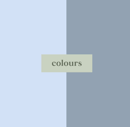 Two-Toned Blue Earrings Circular Earrings