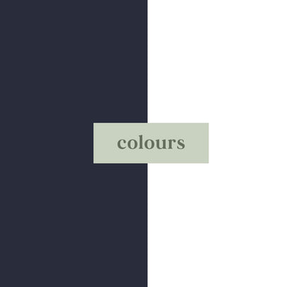 Navy & White Double-Drop Rectangle Earrings