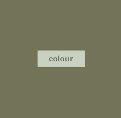 Khaki Green Circular Earrings