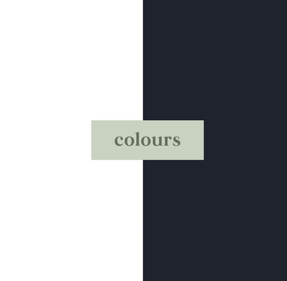 Pearlescent White & Navy Rectangle Geometric Matching Set